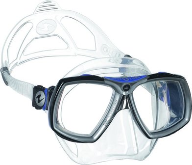 Duikbril op sterkte Aqualung Look 2 kleur TS Blauw Compleet
