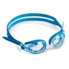 Optische kinder zwembril set blauw Plus-glazen compleet