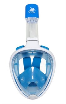 Sea Turtle White/Blue S/M Snorkel masker