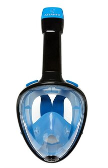 Atlantis Fullface Snorkelmasker Black-Blue L/XL