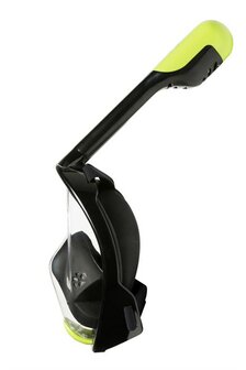 Sea Turtle Black/Lime S/M Snorkel masker