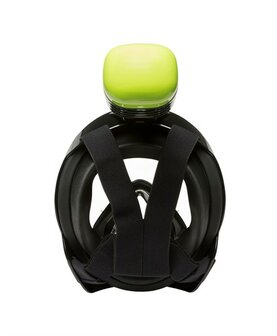 Sea Turtle Black/Lime S/M Snorkel masker