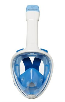 Snorkelmasker Atlantis Fullface White/Blue L/ XL