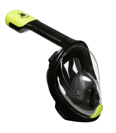Sea Turtle Black/Lime L/XL Snorkelmasker