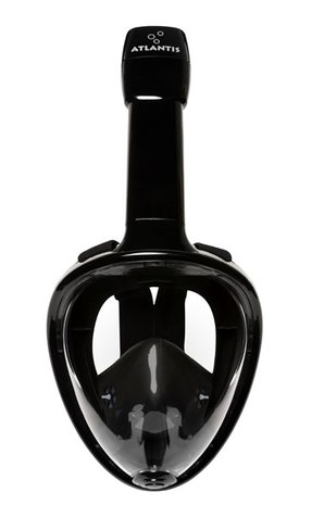 Atlantis Fullface Snorkelmasker Black S/M
