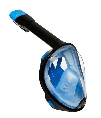 Atlantis Fullface Snorkelmasker Black-Blue L/XL