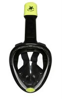 Sea Turtle Black/Lime S/M Snorkelmasker