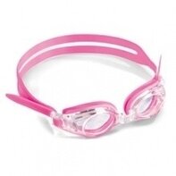 Optische kinder zwembril set roze met plusglazen compleet