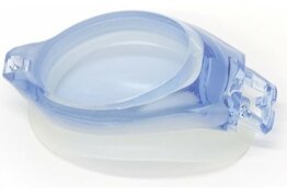 Enkel glas voor de View zwembril op sterkte Pro Blauw-wit